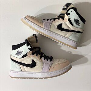 Jordan 1 High Zoom Comfort Easter Pastel Multi Womens 7.5 Retro Spring Aesthetic